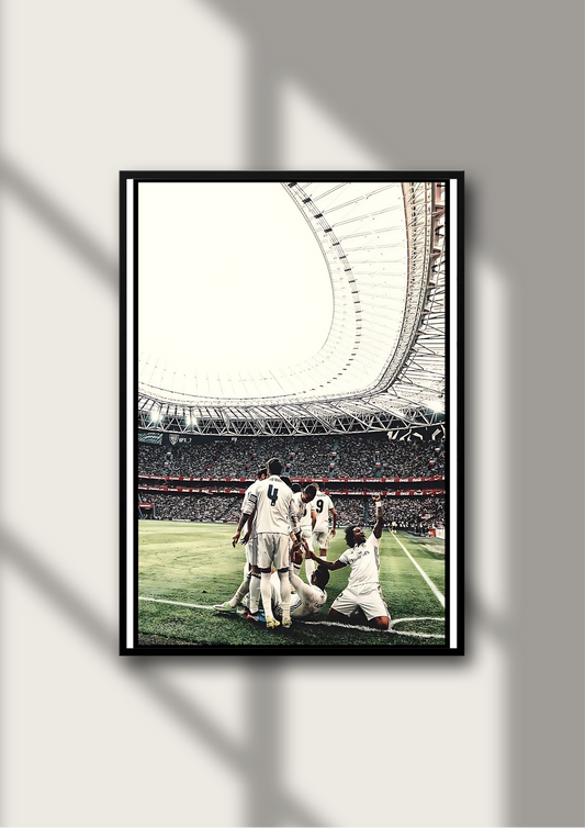 Real Madrid Celebrating | Club | Football Poster