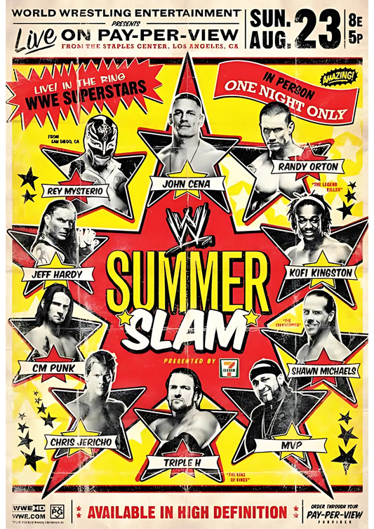 WWE Summerslam Poster