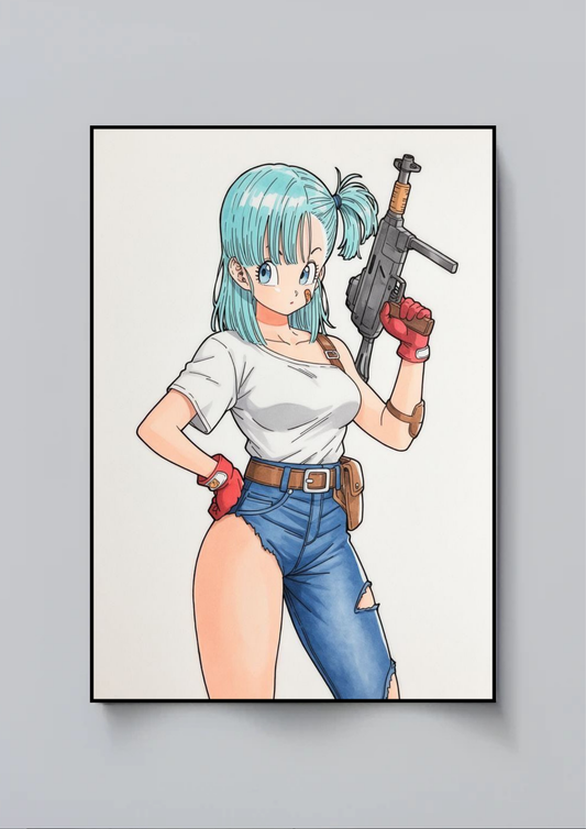 Bulma | Dragon Ball Z| Anime Poster