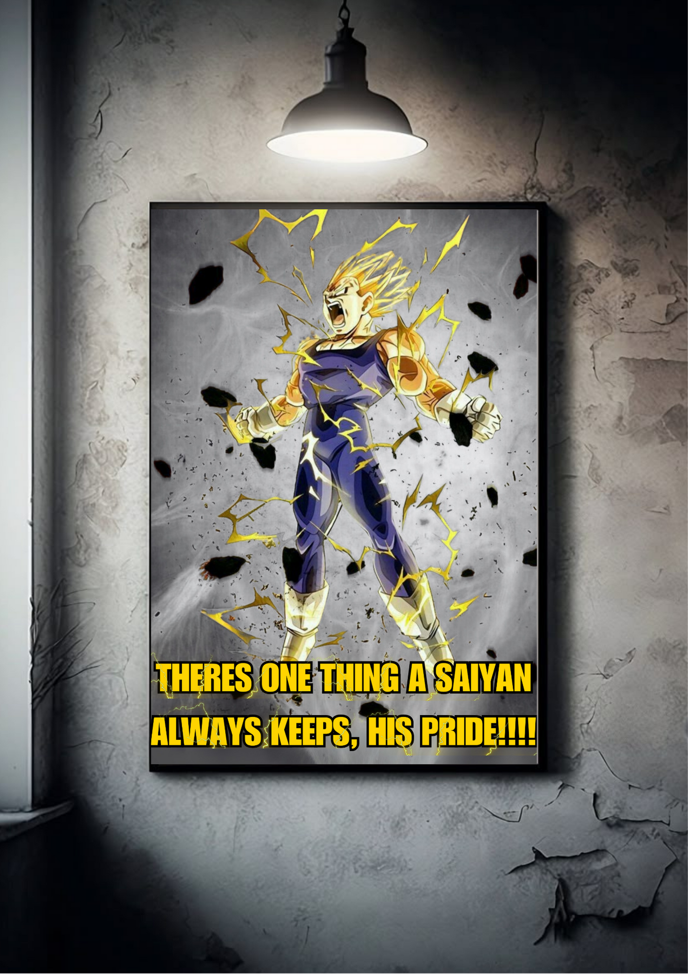 Vegeta's Pride| Dragon Ball Z| Anime Poster