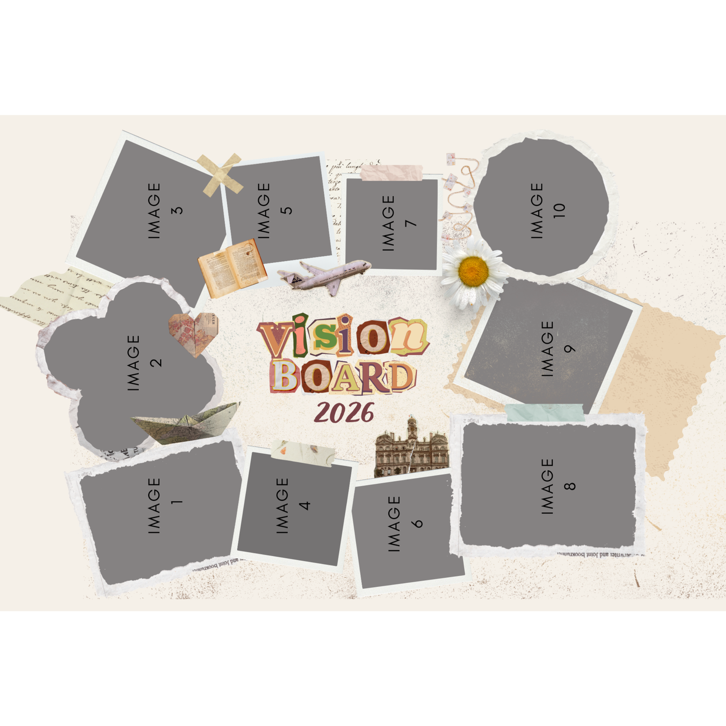 Personalized Vision Board 2026 #4 | Vision Board 2026  Collage