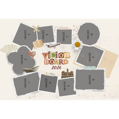 Personalized Vision Board 2026 #4 | Vision Board 2026  Collage