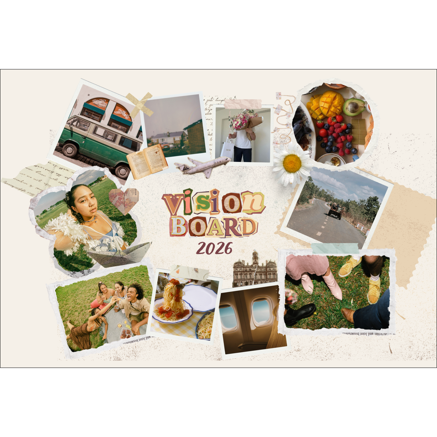 Personalized Vision Board 2026 #4 | Vision Board 2026  Collage